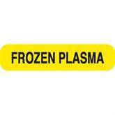 Chemistry Labels MarketLab Frozen Plasma Label, Yellow PK1000 ,1000 / pk - Axiom Medical Supplies