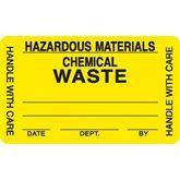 Caution Labels MarketLab Hazardous Materials Label, Yellow PK1000 ,1000 / pk - Axiom Medical Supplies