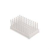 White Peg Racks for 14mm-17mm Tubes White ,2 / pk - Axiom Medical Supplies