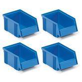Phenolic Laminate Universal Accessories 4 Stacking Bins • Blue ,4 / pk - Axiom Medical Supplies