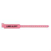 Alert Bands Limb, Pink ,500 Per Pack - Axiom Medical Supplies