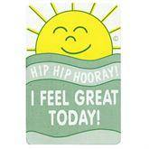 "Sunshine: I Feel Great Today!" Award Stickers Sunshine: I Feel Great Today! ,150 / roll - Axiom Medical Supplies