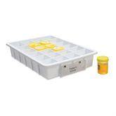 MarketLab Tray Subdividers PK48 Urine Sample Tray with Labels • 19.5"L x 13.5"W x 3.5"H ,1 Each - Axiom Medical Supplies