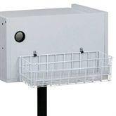 Basket for Mobile Mini Side Cabinets Attachable Basket • 17.5"W x 6.75"D x 5"H ,1 Each - Axiom Medical Supplies