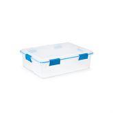 Sealed Storage Containers 37qt / 35L • 7"W x 24"L x 8"H ,1 Each - Axiom Medical Supplies