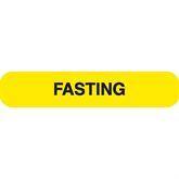 FASTING Phlebotomy/Specimen Receiving Labels "FASTING" • Yellow with black text • 1.625"W x 0.375"H ,1000 / pk - Axiom Medical Supplies
