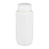 Round Wide Mouth HDPE Bottles 500mL ,12 / pk - Axiom Medical Supplies