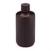 Round Narrow Mouth Amber HDPE Bottles 250mL ,12 / pk - Axiom Medical Supplies