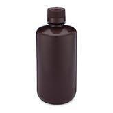 Round Narrow Mouth Amber HDPE Bottles 1000mL ,6 / pk - Axiom Medical Supplies