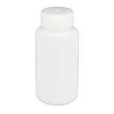 Round Wide Mouth HDPE Bottles 250mL ,12 / pk - Axiom Medical Supplies