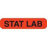 Clerical Medical Labels MarketLab STAT Lab Label, Flouresecent Orange PK1000 ,1000 / pk - Axiom Medical Supplies