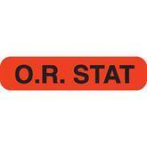 Clerical Medical Labels MarketLab OR STAT Label, Flourescent Orange PK1000 ,1000 / pk - Axiom Medical Supplies