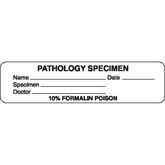 Caution Labels MarketLab Pathology Specimen Label, White PK1000 ,1000 / pk - Axiom Medical Supplies