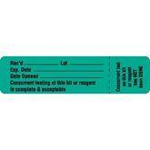 Reagent Labels MarketLab Received Label, Green PK1000 ,1000 / pk - Axiom Medical Supplies