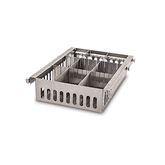 Stainless Steel Pharmacy Carts 5" Basket • 5"H x 22"D ,1 Each - Axiom Medical Supplies