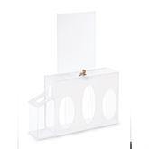 MarketLab Health &amp; Hygiene Centers With Portrait Sign Holder • 18.5"W x 4.625"D x 22.375"H ,1 Each - Axiom Medical Supplies