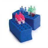 Transport Tote Accessories 21-Place Foam Tube Rack • 6"L x 2.75"W x 2.75"H ,2 / pk - Axiom Medical Supplies