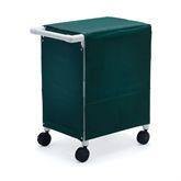 Two-Shelf Narrow PVC Linen Cart MarketLab Narrow 2-Shelf Linen Cart ,1 Each - Axiom Medical Supplies