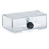 MarketLab Acrylic Combi-Cam Lock Box Small • 8.325"W x 4.5"D x 2.875"H ,1 Each - Axiom Medical Supplies