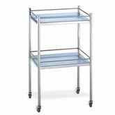 Stainless Steel Utility Table with Two Shelves Stainless Steel Table with 2 Shelves ,1 Each - Axiom Medical Supplies