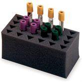 Foam Tube Rack Foam Tube Rack Holds 24 tubes • 6.75"W x 4"D x 2.5"H ,2 / pk - Axiom Medical Supplies