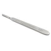 Scalpel Handles #4 Stainless-Steel Surgical Blade Handle • .5"W x 5.5"L ,1 Each - Axiom Medical Supplies