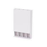 MarketLab Wall-Mounted Specimen Cup Dispensers 20mL • 10.625"W x 1.875"D x 7.125"H ,1 Each - Axiom Medical Supplies