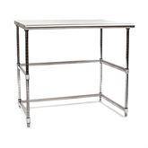 adjusTable Cleanroom Stations and Tables 60"W x 24"D x 34.5"H ,1 Each - Axiom Medical Supplies
