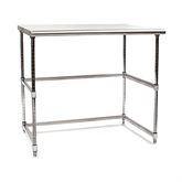 adjusTable Cleanroom Stainless Steel Tables 36"W x 24"D x 34.5"H ,1 Each - Axiom Medical Supplies