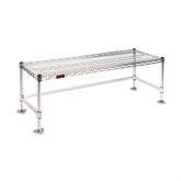 Wire Chrome Cleanroom Gowning Benches 36"W x 14"D x 18"H ,1 Each - Axiom Medical Supplies