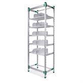 Quick Rack with Divided Shelves Single Unit • 27.5"W ,1 Each - Axiom Medical Supplies