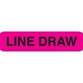 LINE DRAW Phlebotomy/Specimen Receiving Labels MarketLab Line Draw Label, Flourescent Pink PK1000 ,1000 / pk - Axiom Medical Supplies