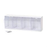 MarketLab Phlebotomy Replenishment Station Accessories 4-Multi Bin Unit with Fasteners ,1 Each - Axiom Medical Supplies