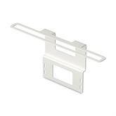 workFLO-Antimicrobial-Workstation-Accessories Laptop Security Bracket • 19"W x 3.875"D x 6"H ,1 Each - Axiom Medical Supplies