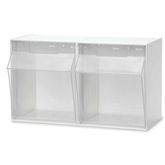 Tilt Bins 2-Bin Unit • Bin Size: 10.75"W x 8.75"D x 13"H ,1 Each - Axiom Medical Supplies