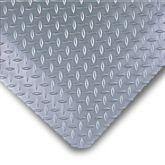 Diamond Plate Anti-Fatigue Mat 2'W x 3'L Gray ,1 Each - Axiom Medical Supplies