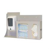 Bowman Steel Touchless Hygiene Station 22.25"W x 5"D x 14.75"H ,1 Each - Axiom Medical Supplies