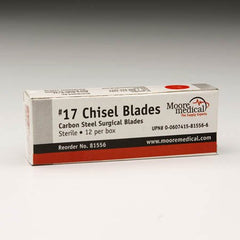 Chisel Blade McKesson Straight Carbon Steel Sterile - M-568841-2000 - Box of 12