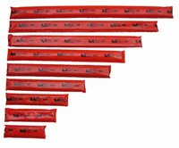 Morrison Medical Products Economy General Purpose Splint Padded Splint Wood / Vinyl Orange 15 Inch Length