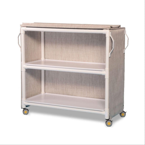 MRI Safe 2 Shelf Storage Cart MarketLab 2-Shelf Storage Cart ,1 Each - Axiom Medical Supplies