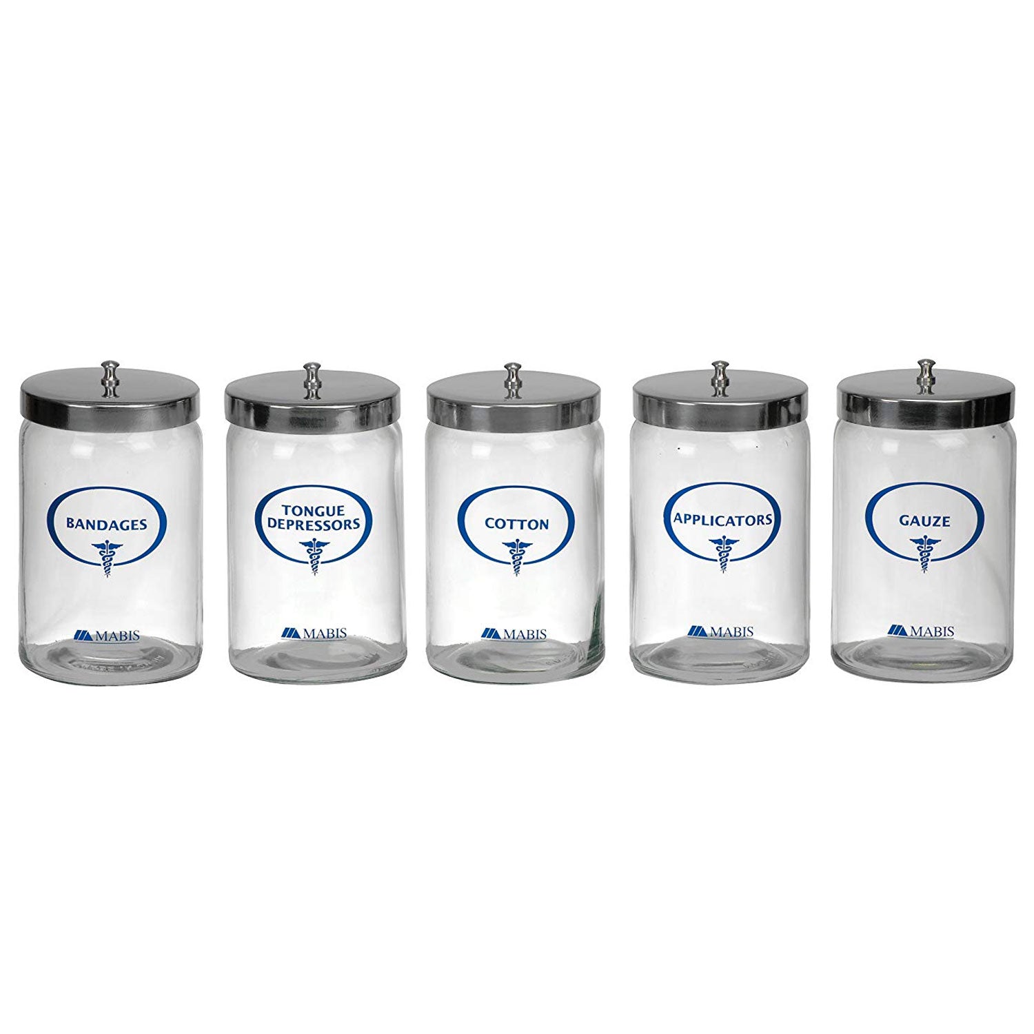 Mabis Glass Stor-a-Lot Sundry Jars AM-39-812-000