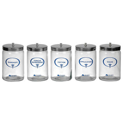 Mabis Glass Stor-a-Lot Sundry Jars AM-39-813-000