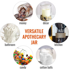 Mabis Glass Stor-a-Lot Sundry Jars AM-39-812-000