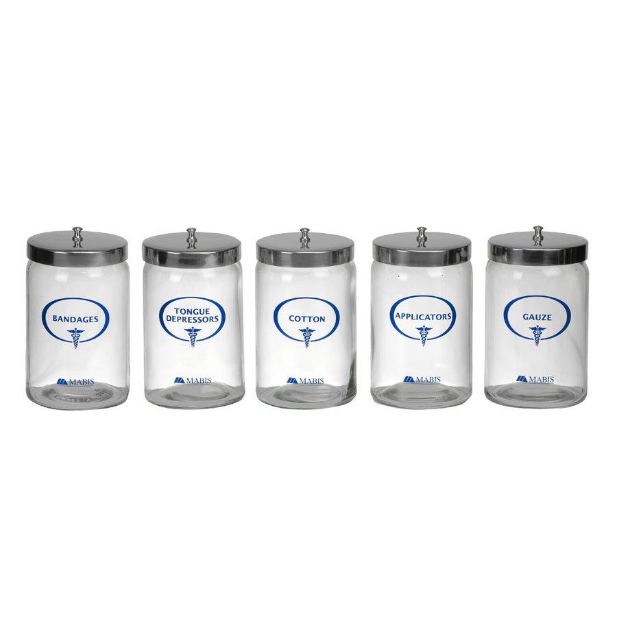 Mabis Glass Stor-a-Lot Sundry Jars AM-39-813-000