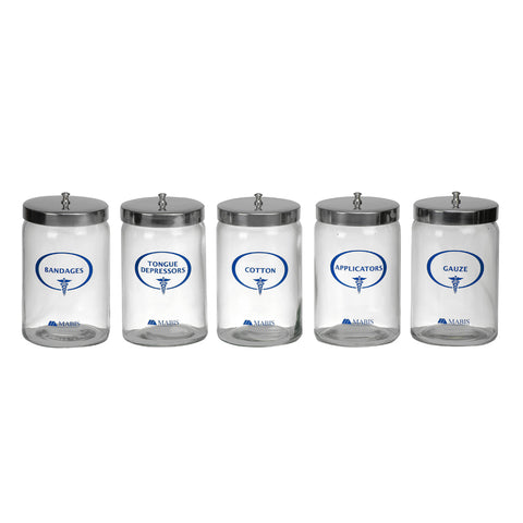 Mabis Glass Stor-a-Lot Sundry Jars AM-39-813-000