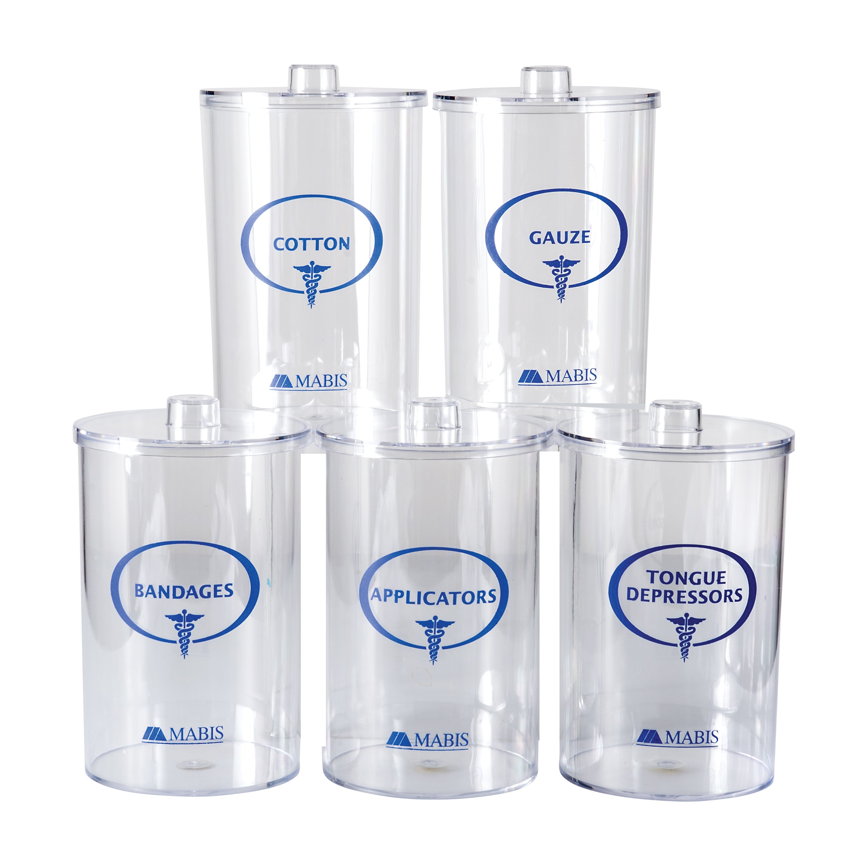 Mabis Plastic Stor-a-Lot Sundry Jars AM-39-803-000