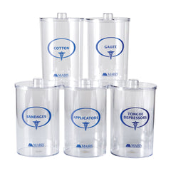 Mabis Plastic Stor-a-Lot Sundry Jars AM-39-802-000