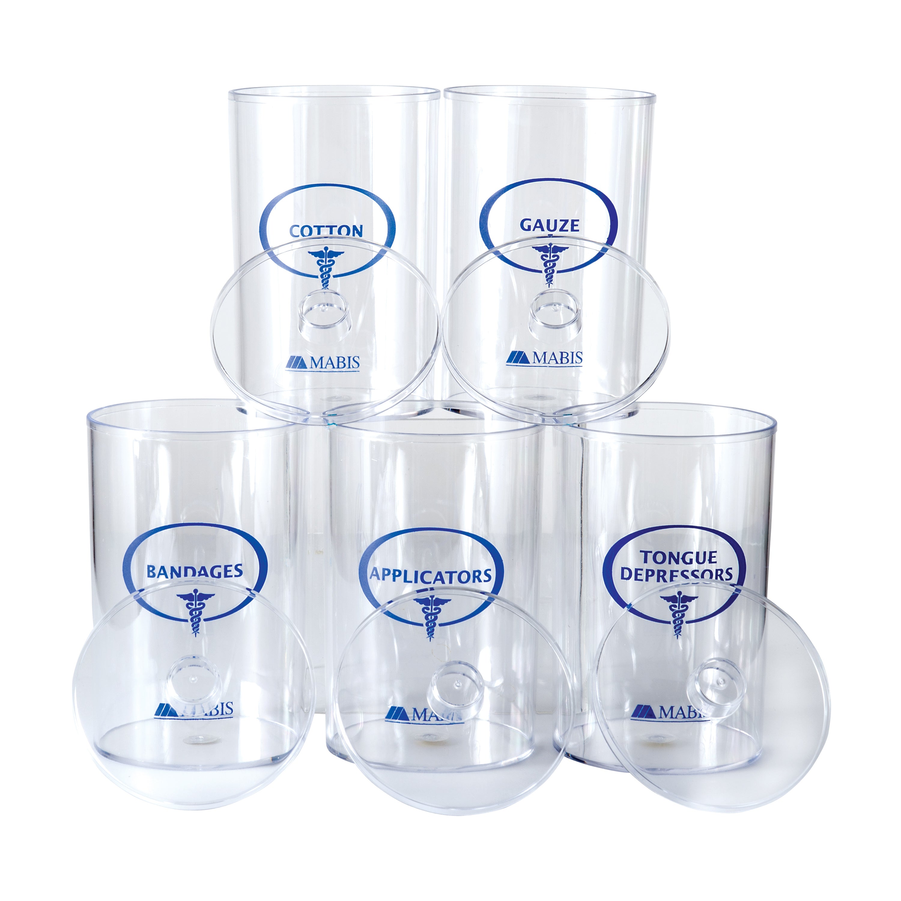 Mabis Plastic Stor-a-Lot Sundry Jars AM-39-803-000