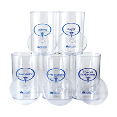 Mabis Plastic Stor-a-Lot Sundry Jars AM-39-803-000