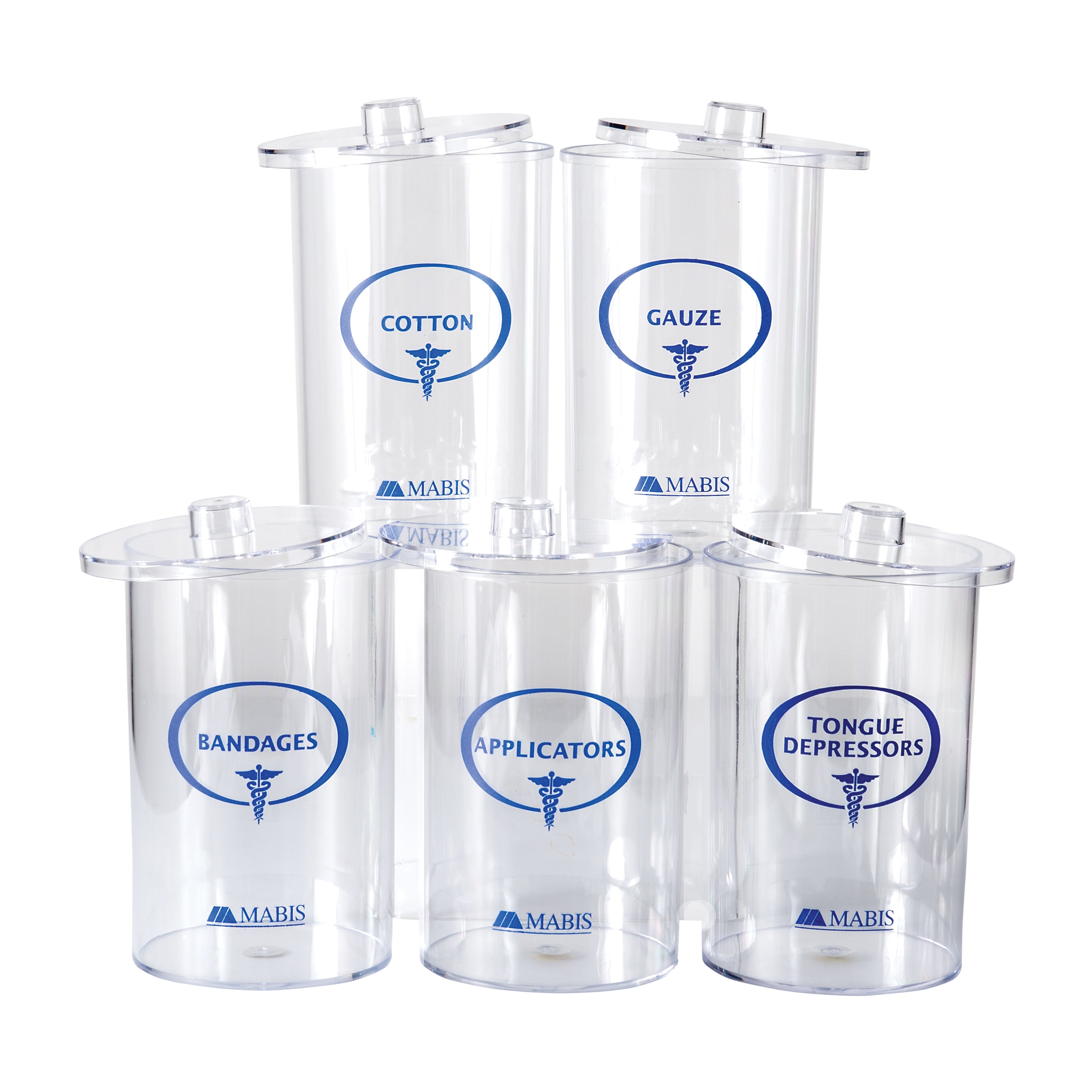 Mabis Plastic Stor-a-Lot Sundry Jars AM-39-803-000